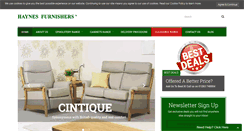 Desktop Screenshot of haynesfurnishers.co.uk